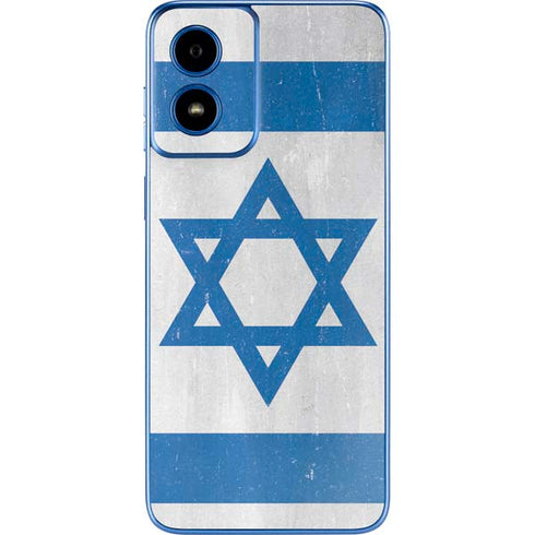 Israel Flag Distressed Moto G Play 4G (2024) Skin